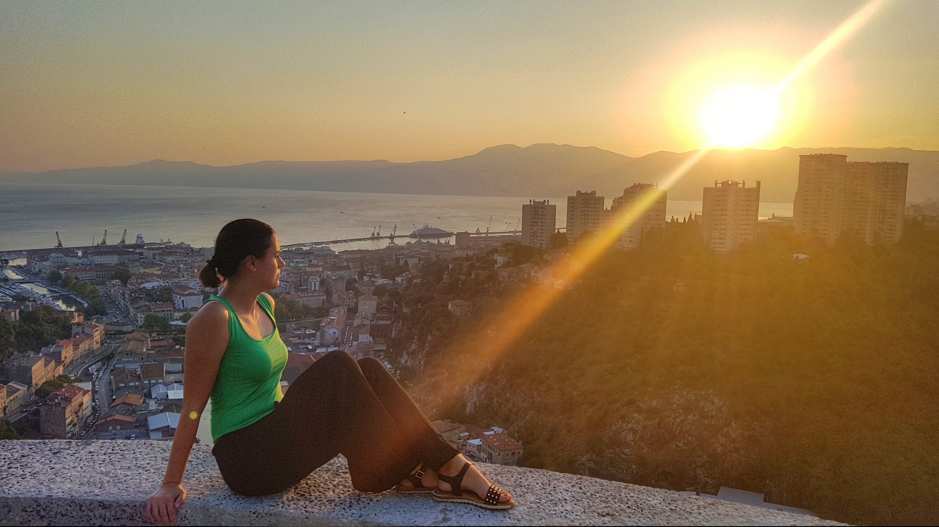 Pogled s Trsatske gradine