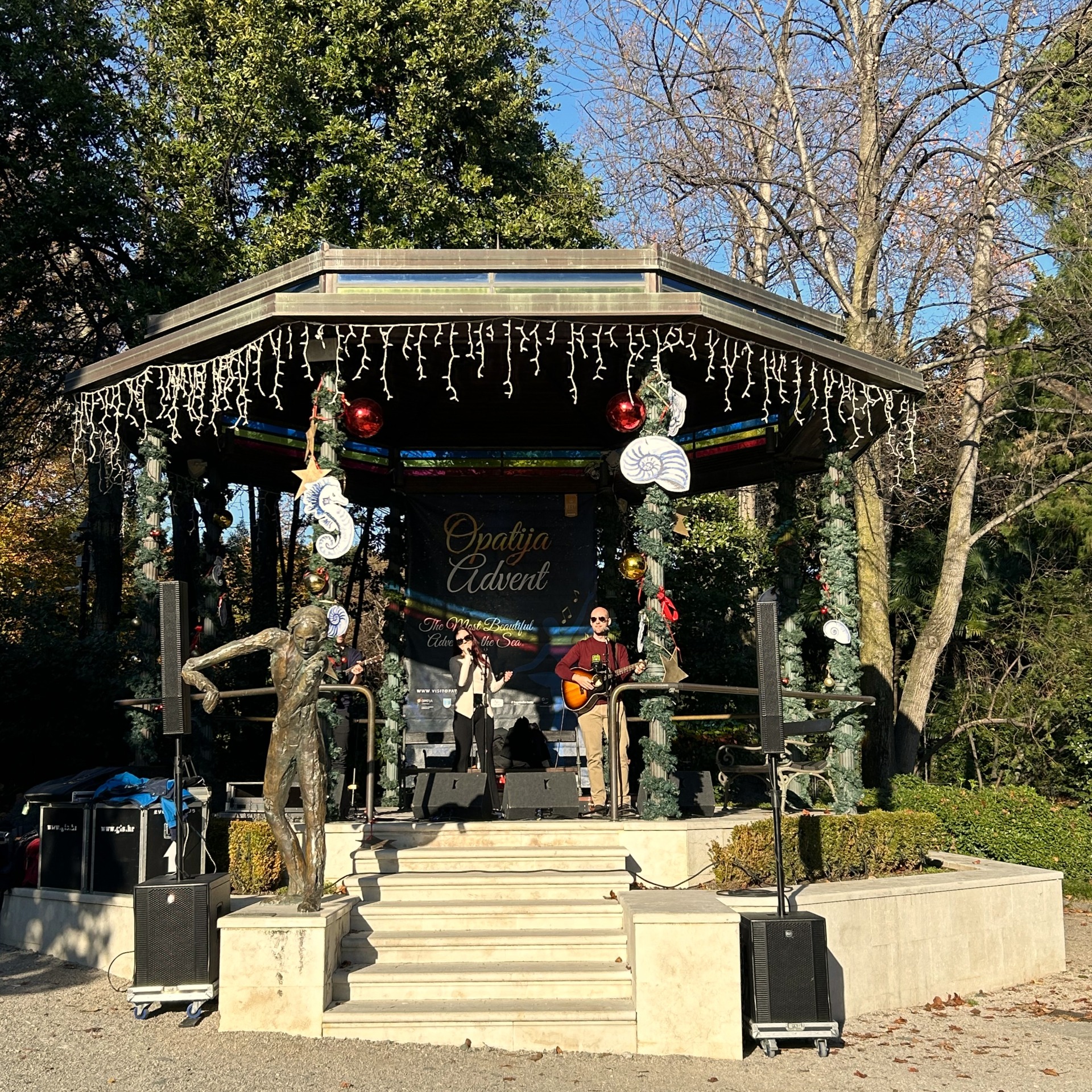 Glazbeni paviljon u Parku Angiolina