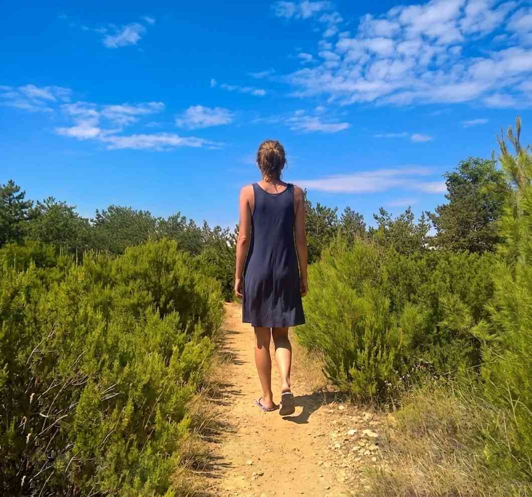 na putu prema plaži Ciganka